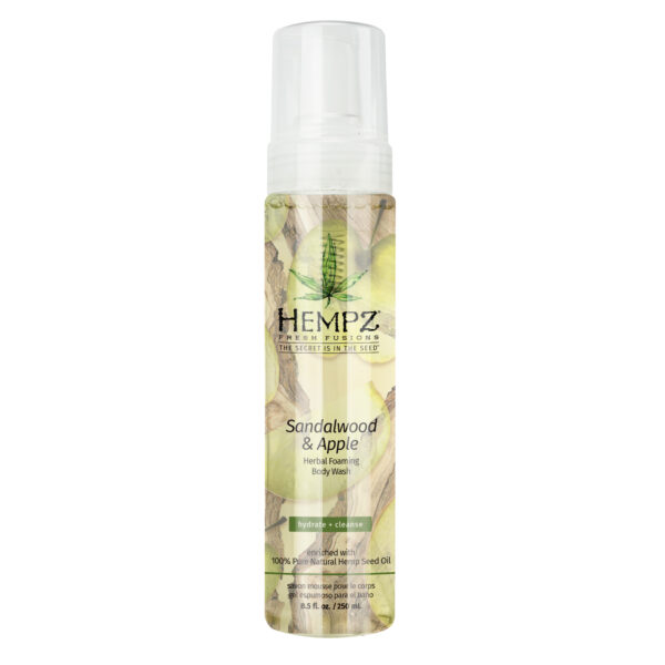 Hempz Fresh Fusions Sandalwood & Apple Herbal Foaming Body Wash 250ml