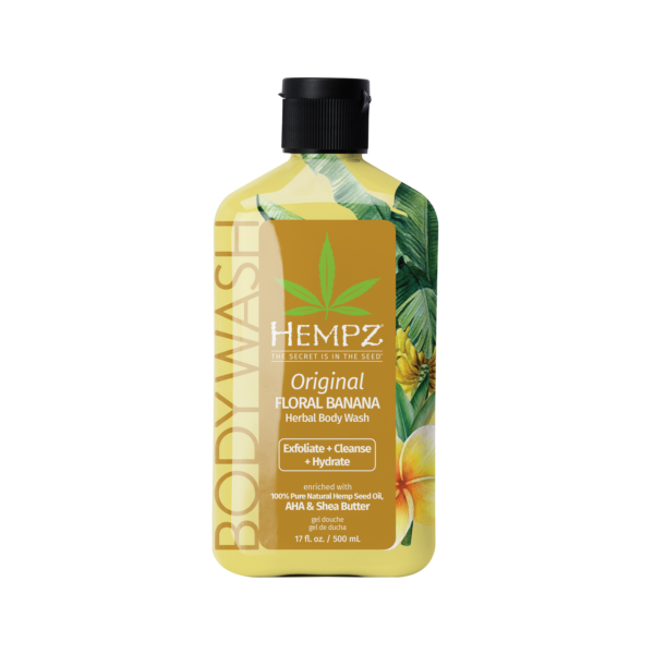 Hempz Original Floral Banana Herbal Body Wash 500ml