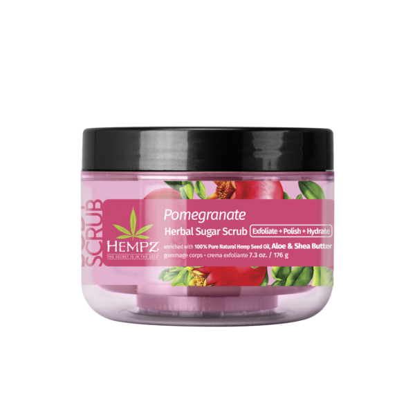 Hempz Pomegranate Herbal Sugar Scrub 176gr