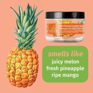 Hempz Sweet Pineapple & Honey Melon Sugar Scrub 176gr