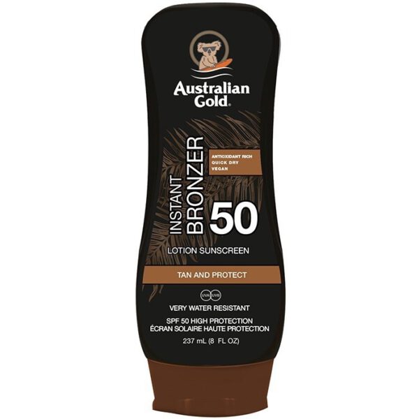 Australian Gold® Instant Bronzer SPF50 237ml.