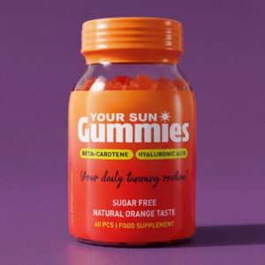 Your Sun Gummies – Bètacaroteen & Hyaluronzuur – 60 stuks
